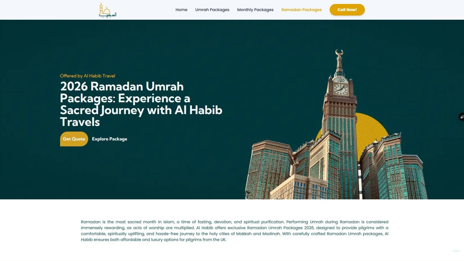 Al-Habib Travel (Main Platform)